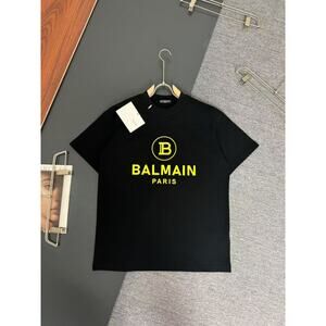 Balmain round neck casual short sleeve